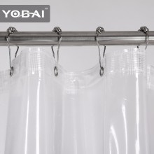 Eco Peva Home Goods European Luxury Fabric PEVA Shower Curtain