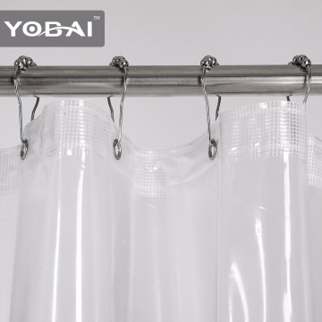 Eco Peva Home Goods European Luxury Fabric PEVA Shower Curtain