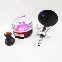 New design acrylic LED hookah  electronic bluetooth speaker hookah