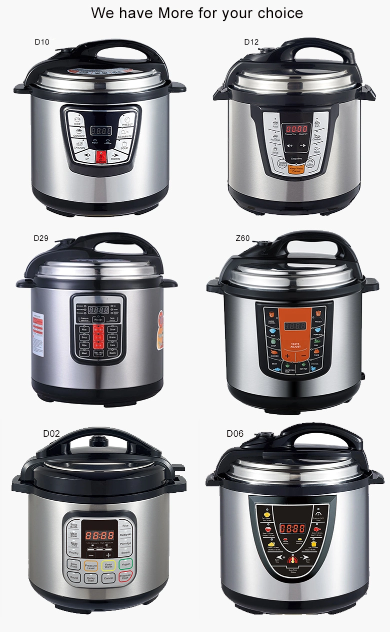 D06 Safe Multipurpose Electric Pressure Cookers, Hot Selling Home Appliance Electrical Instant Hot Pot Pressure Cooker 7 in 1, Pressure Cooker Made in China