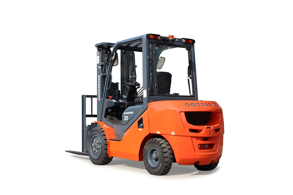 Goodsense S Series Suspension 2 3 5 Ton Diesel Forklift With Optional Front Rear Glass