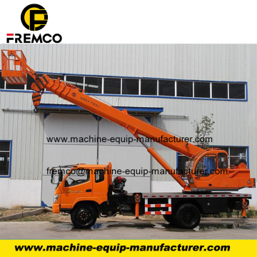 4 Ton Truck Mounted Crane with Operation Basket