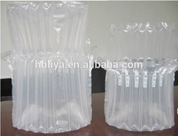 Wine glass bottle air filling tube bags