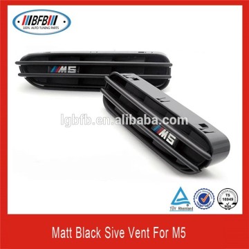 FOR BMW M5 MATT BLACK PLASTIC ABS REPLACEMENT FRONT SIDE VENT