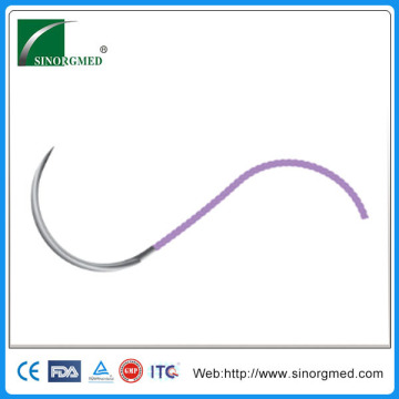 Surgical pga suture thread