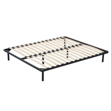Cheap Metal Bed Frame with Slatted Base for Hotels