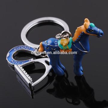 Manufacturer wholesale pet Keychain standing horse Keychain