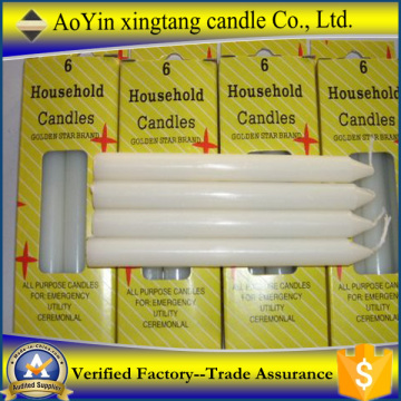 White candle household candle wax candle