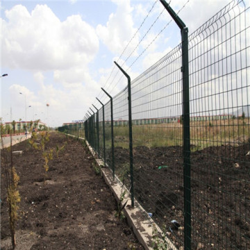 Garden Galvanized Welded Fence Panels With Folds