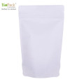 Wholesale Compostable OEM Low MOQ Kraft Paper Bag With Resealable Ziplock And Clear Window