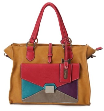 2015 Casual Retro Style Italian Design Suede Handbag