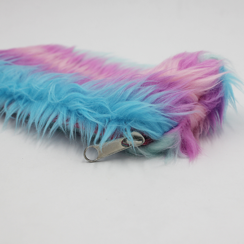 Cool Color Plush Pencil Case 4 Cool Color Plush Pencil Case 4