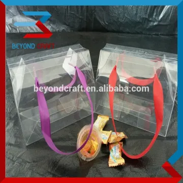 foldable clear pvc package box clear plastic packaging box candy box