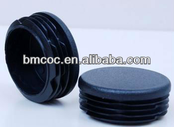 round plastic end tube cap