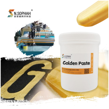 Golden Ink Water-Based Screen Printing for High-Quality Garment Printing