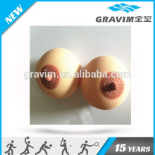 breast shape stress ball,customized logo breast TPR toys,breast TPR squeezing ball