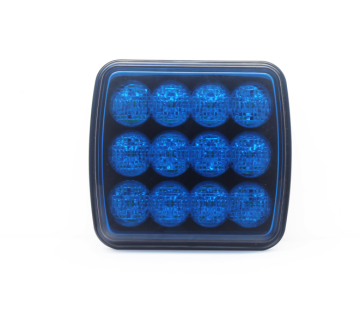 blue rechargeable magnetic flashing beacon warning lamp