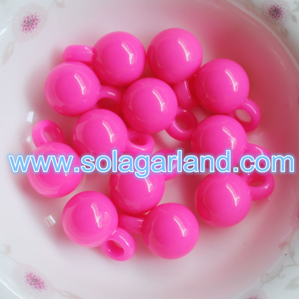 Plastic Round Pearl Beads