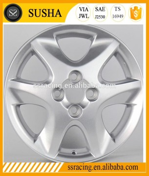 15" and 14" silver aluminum alloy replica wheels for Corolla EX