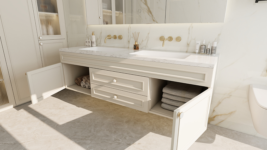 Тщеславие для ванной комнаты из нержавеющей стали Stainless Steel Bathroom Vanity