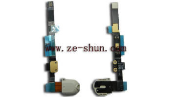 Cell Phone Flex Cable For Ipad Mini Earphone Flex White