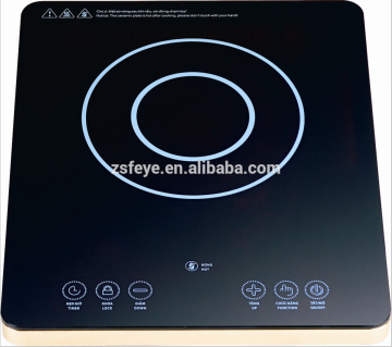 New Best Price Single Burner Crystal Plate Infrared Induction Cooker