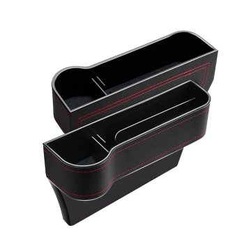 PU Leather Car Seat Gap Organizer - Universal Storage Box