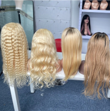 Brazilian 613 Lace Frontal Wigs Cheap Human Lace Wig 150% Density 13x4 Blonde Lace Frontal Wigs Pre Plucked For Black Women