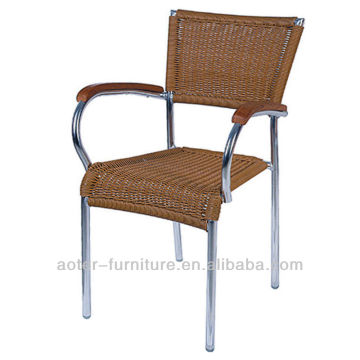 Garden aluminum rattan wicker chair