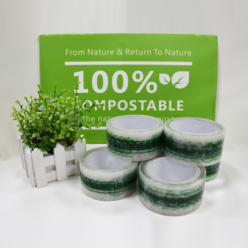 100% compostable custom packaging tape