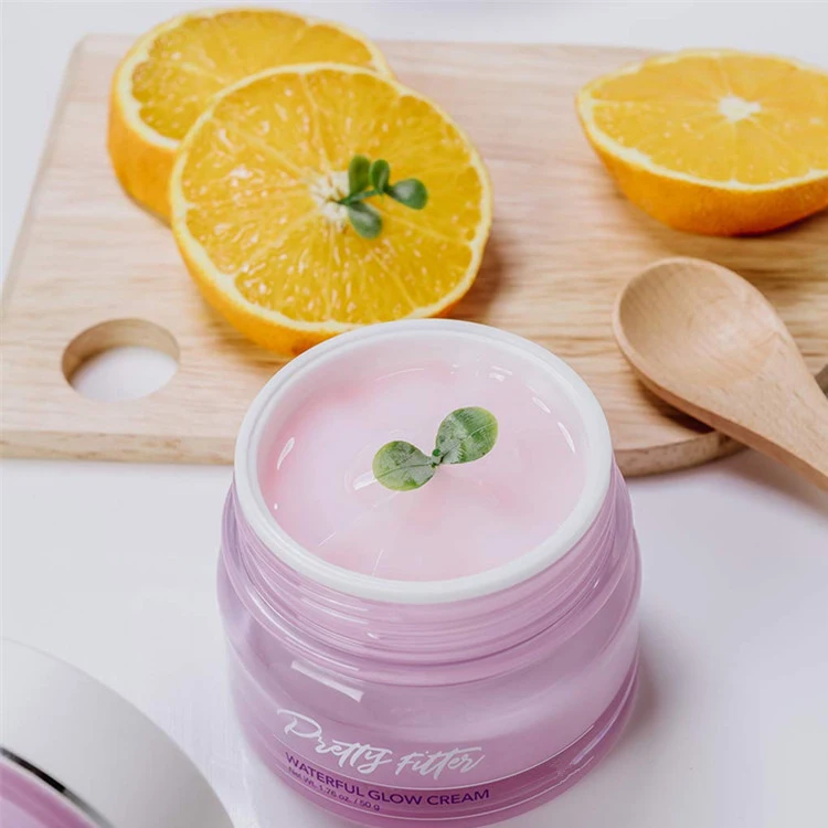 Natural Skin Soothing Moisture Boosting Facial Waterful Glow Cream for Makeup