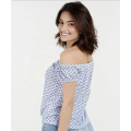 Kurzarm Damen Tops Chiffon Blusen