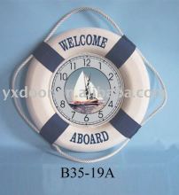 life ring clock(B35-19A)craft clock