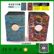 Cloth-art style Latin Cajon