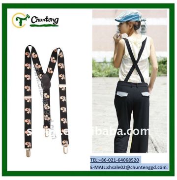 Fashion Printed Elastic Suspender