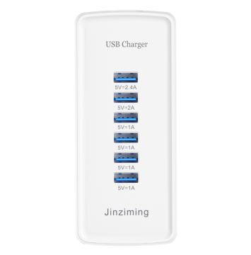 USB Phone Desktop Charger 5V2.4A 6-port 30W