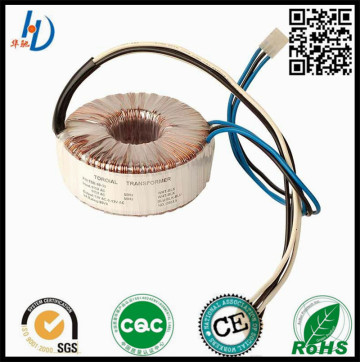 Factory customized toroidal transformer, 220v ac to 12v dc transformer