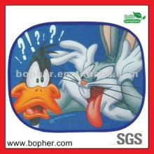 nylon car folding sun shade with printing