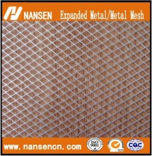 Expanded building material perforatable protecting aluminum metal mesh