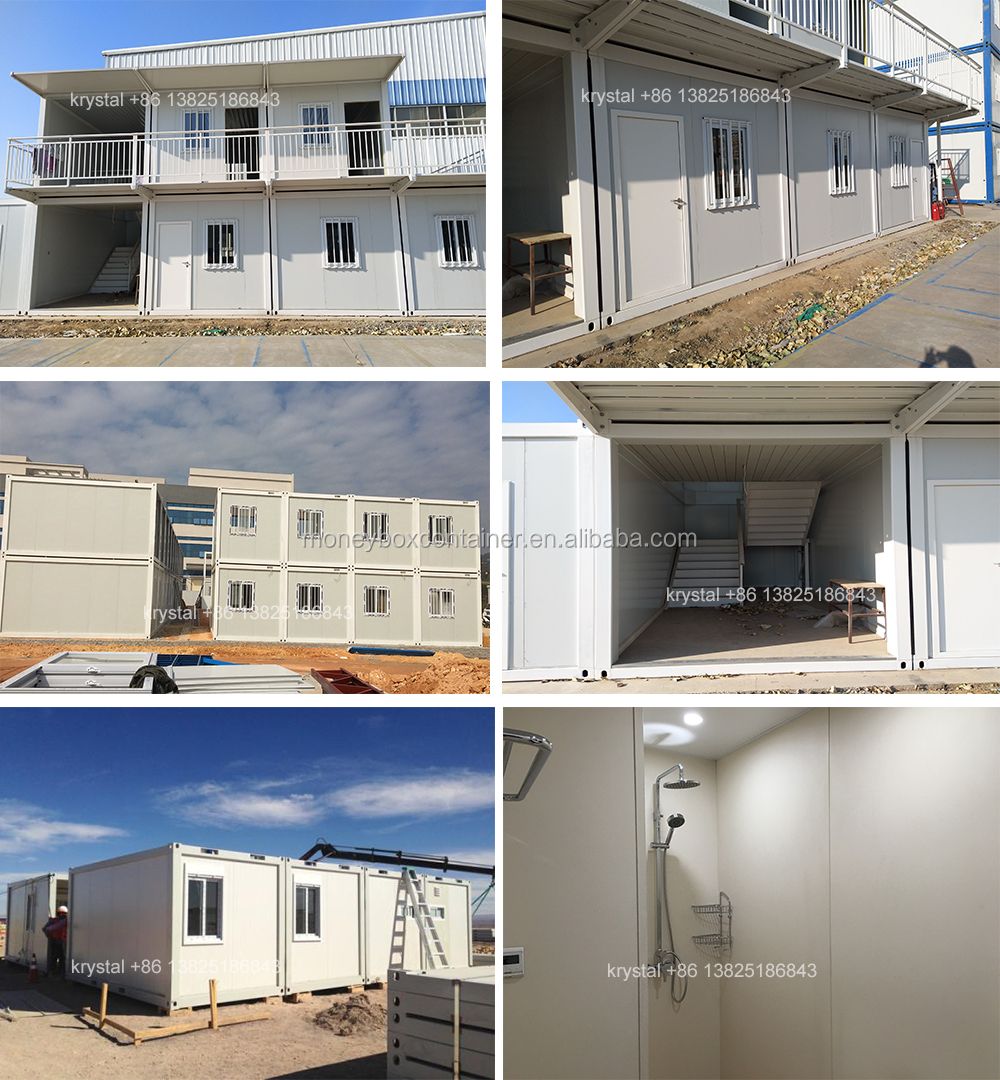 High Quality Flat pack container house prefabricated as site prefab house and container office accommodation for sale