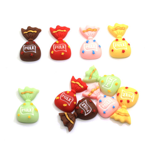 Popular Chocolate Candy Shaped Flatback Beads Slime DIY Juguete Decoración Teléfono Shell Adornos Cuentas Encantos