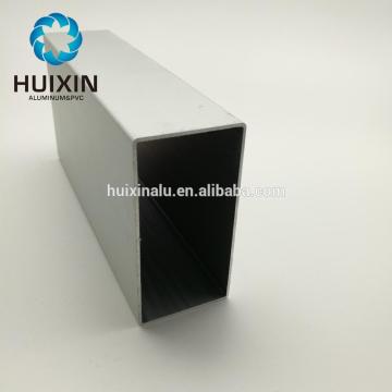 Mill finished curved aluminum tube 6063T5 aluminum square tube sizes