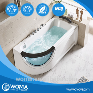 Q307N hydro jet massage,fiberglass protable bathtub, glass bathtub price
