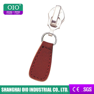 OIO Factory Genuine Fake Leather Zip Puller For Handbags Leather Zipper Puller