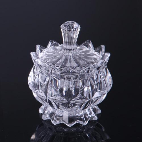 Crystal Glass Candy Box/Storage Jar With Lid