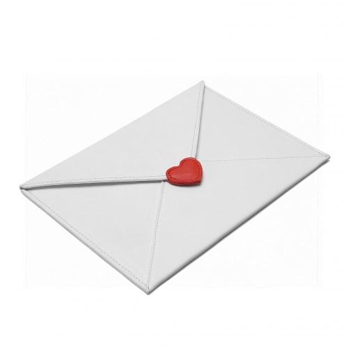 White love A4 envelop Clutch Magnet Document bag