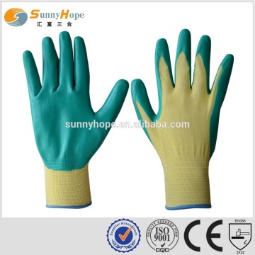 sunnyhope cheap nitril gloves blue ce,gardening gloves