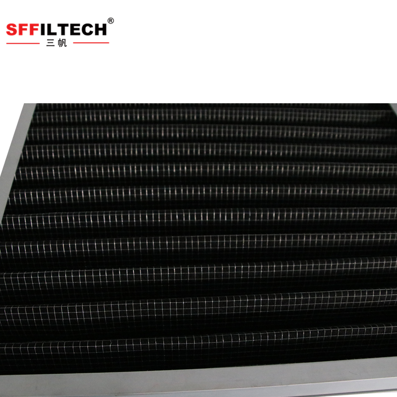 Activated Carbon Air Panel Filter for Hotel Airport Shopping Mall Museum Library Nail Salon