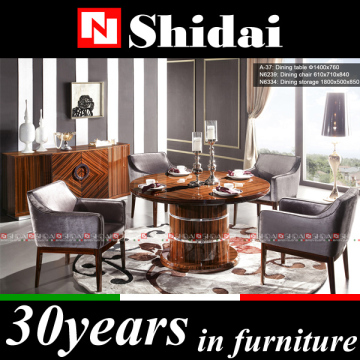 Large round wood dining tables / antique round dining tables and chairs / round wooden dining table A-37