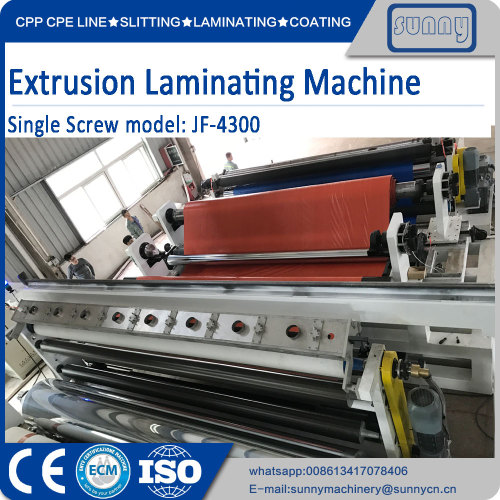 Penyemperitan Coating Laminating Mesin satu Sistem T-Die